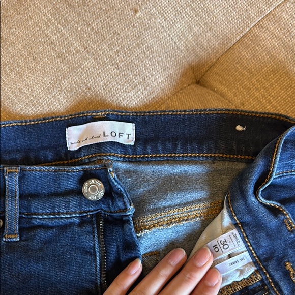 LOFT Denim - LOFT The Skinny high rise dark wash | 10P